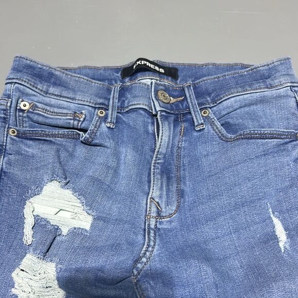 Express Ankle Legging Mid Rise Jeans - Picture 5 of 9